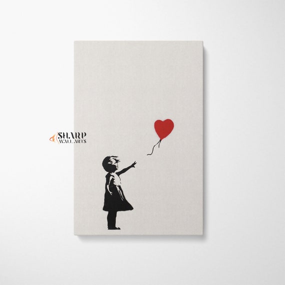 Banksy - Girl with balloon PINK WCP COA付 BANKSY Girl with Balloon PINK WCP特別版 COA（Girl With