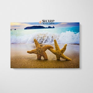 STARFISH WALL ART Strand Haus Wand Kunst, Ozean Wand Kunst See Haus Wand Kunst, Strand Wand Kunst, Küsten Wand Kunst, Muschel Wand Kunst