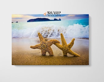 STARFISH WALL ART Beach House Wall Art, Ocean Wall Art Lake House Wall Art, Beach Wall Art, Coastal Wall Art, Sea Shell Wall Art Coastal Art