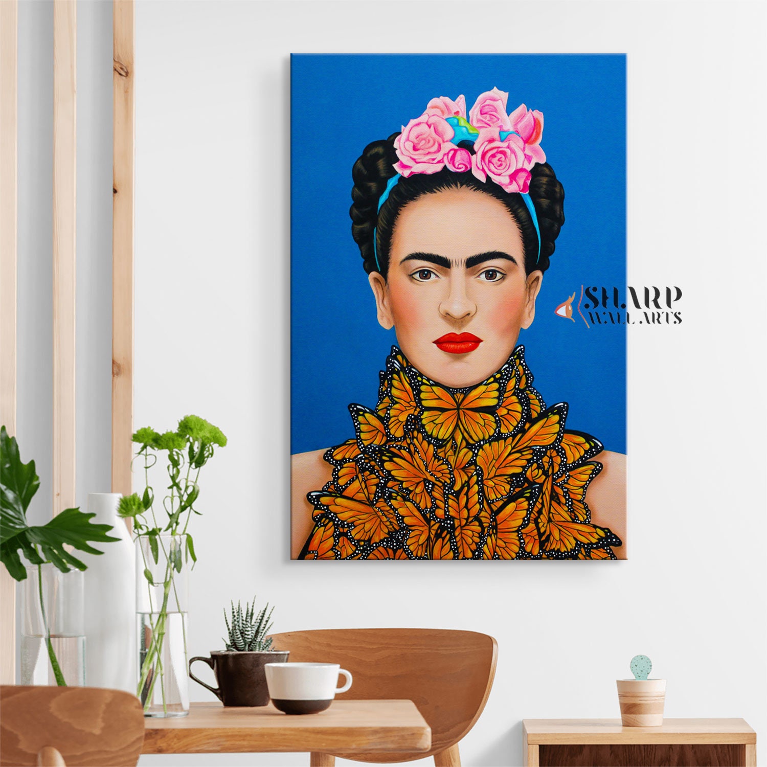 FRIDA KAHLO PRINT Frida Kahlo Portrait, Frida Painting, Mexican Art ...