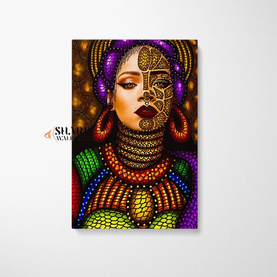 AFRICAN AMERICAN ART Tribal Art, Large African Art Print, Black Abstract Art,  Black Art Paintings, Black Culture Art, African Wall Decor - Etsy