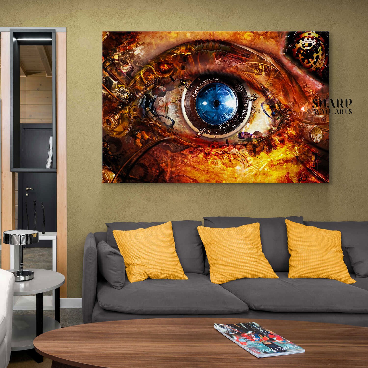 QBIREX Œuvre D'art De Saint Augustin D'Hippone Pour Les Murs De La Maison Pour Le Salon, La