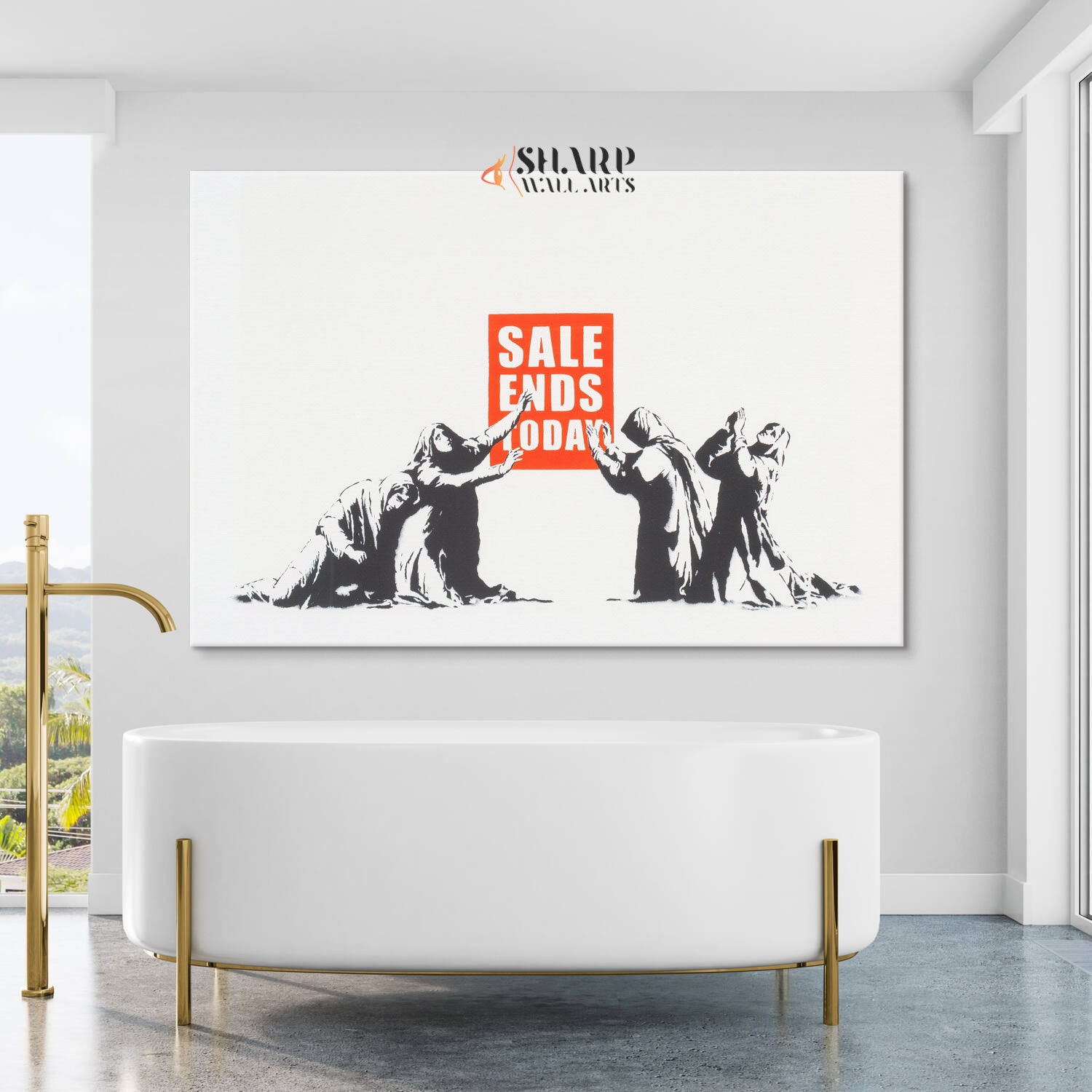 バンクシー BANKSY sale ends today WCP Banksy 'Sale Ends' (Today) Signed - For Sale with Price - 2005