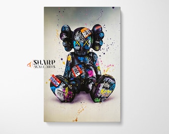 GRAFFITI WALL ART Banksy Style Artwork Street Art Print Modern Large Pop Art Wall Art Graffiti Art Painting Pop Art Canvas Decor