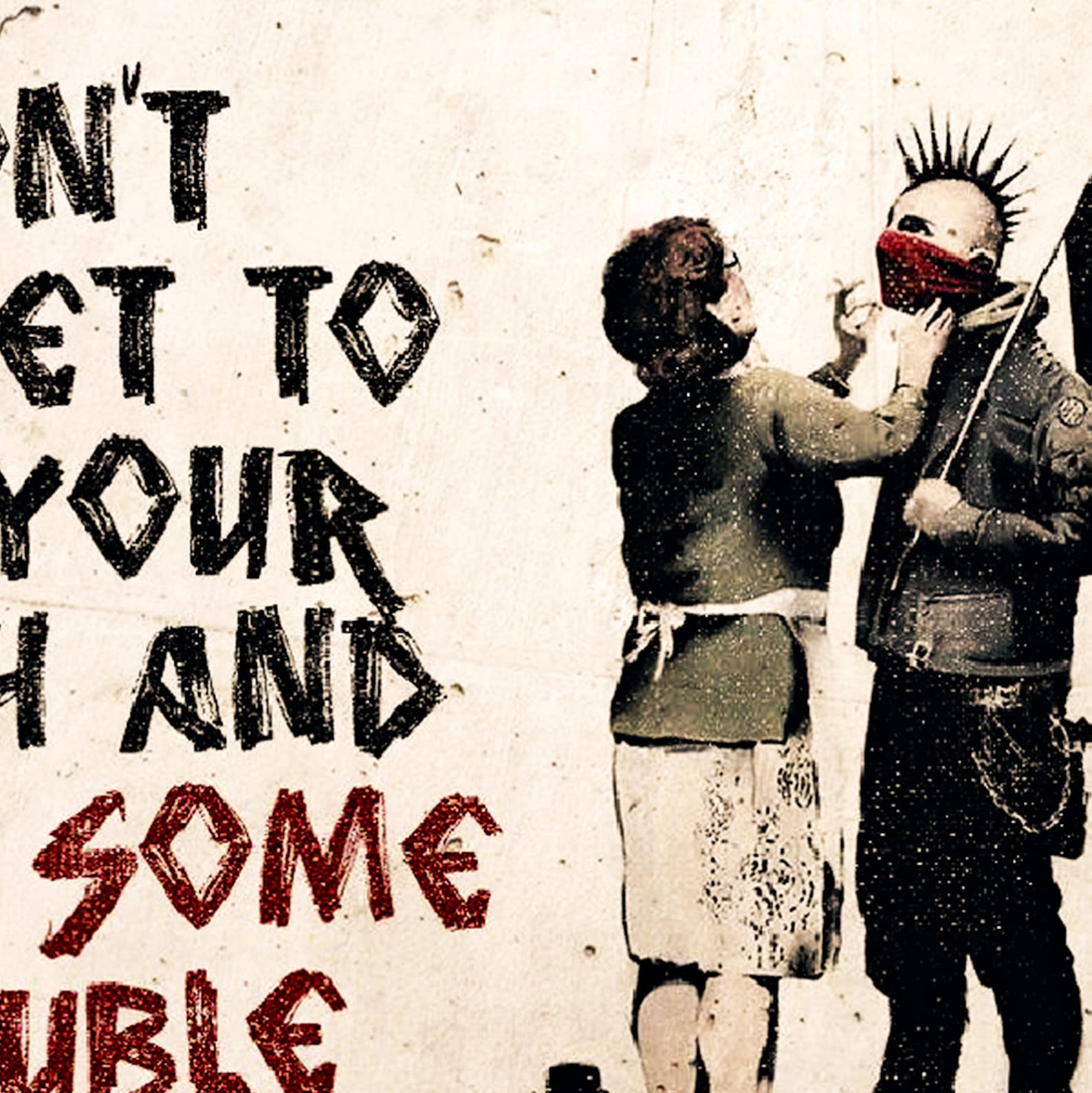 Banksy Anarchist Punk and Mother Banksy Wall Art Banksy Etsy Canada