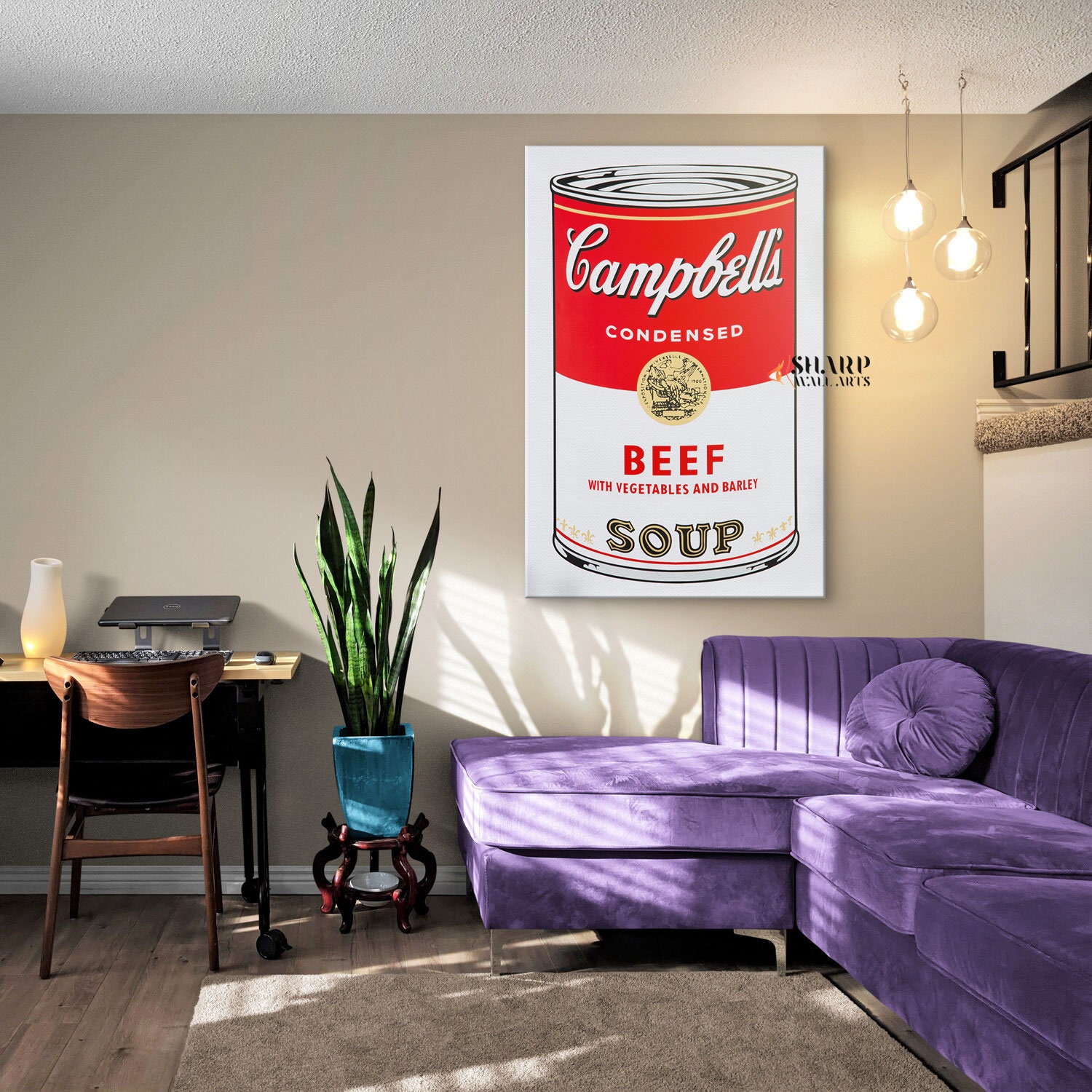 ANDY WARHOL CAMPBELL Soup Can Print Banksy Soup Artwork Pop Art Wall ...