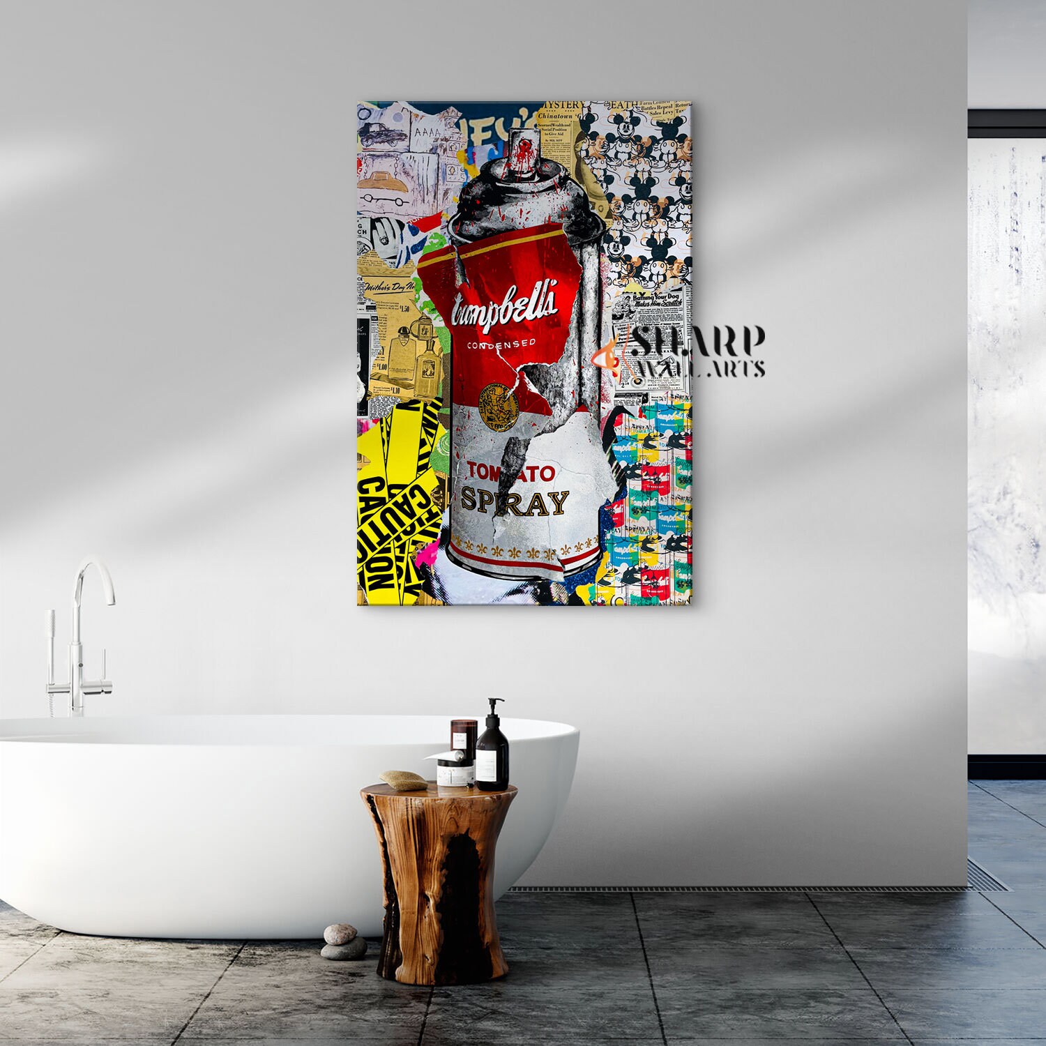 【難あり】Banksy バンクシー SoupCans POW ポスター スープ缶 Banksy Soup Can (Signed Print) 2005 | MyArtBroker