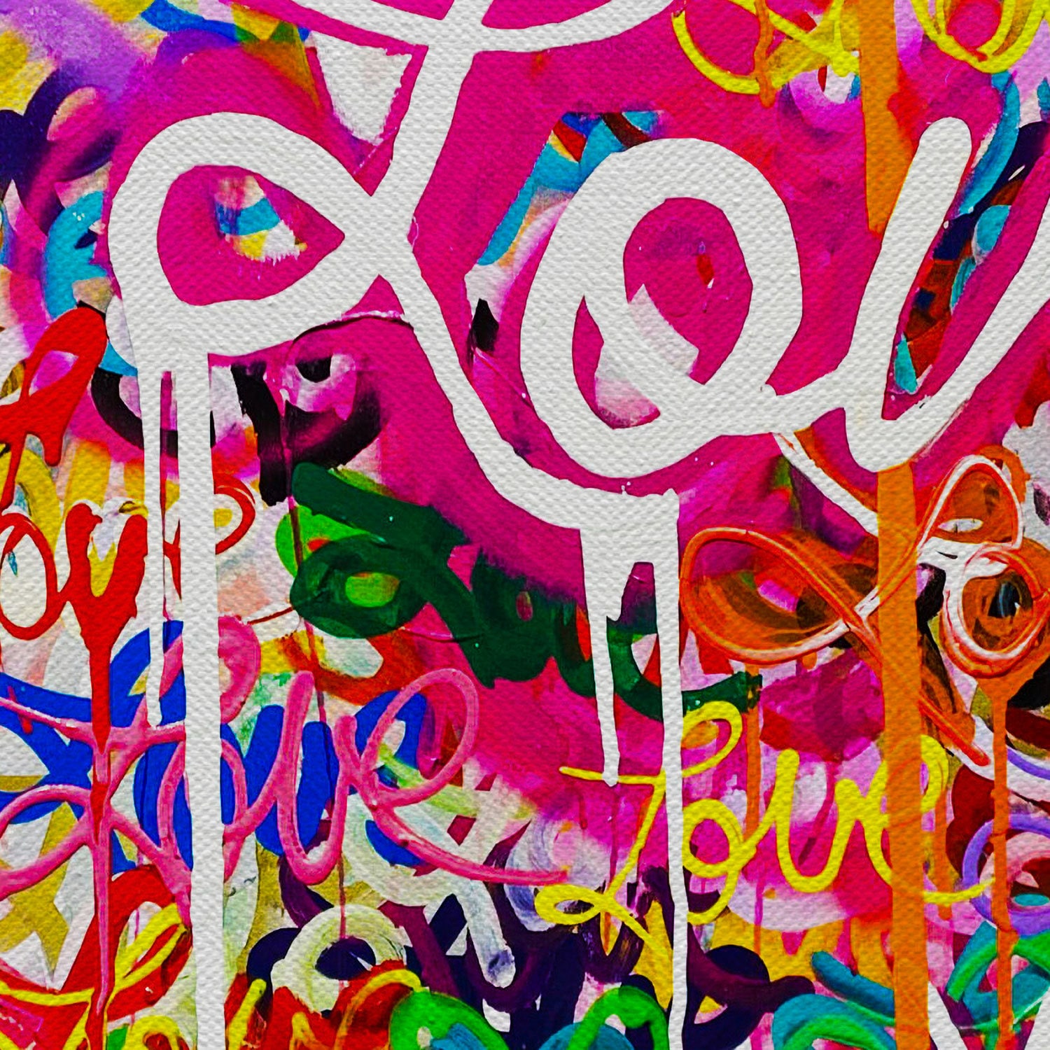 2025年 お歳暮・冬ギフト特集 STREET ART CANVAS Love Wall Art Colorful Love Wall Art 絵画