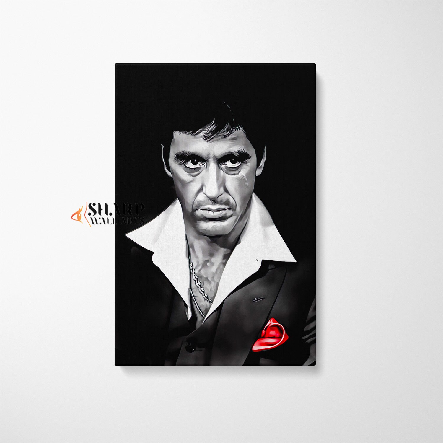 AL PACINO CANVAS Wall Art Print, Al Pacino Scarface Room AL PACINO CANVAS Wall Art Print, Al Pacino Scarface Room