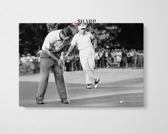 Arnold Palmer Wall Art, Arnold Palmer Canvas, Arnold Palmer Print, Golf Wall Art, Golf Canvas, Gift For Him, Black and White Wall Art Canvas