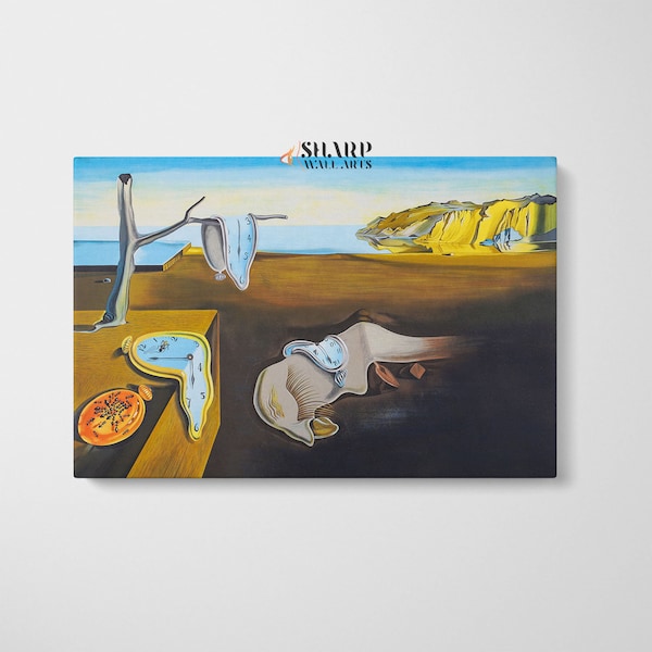 SALVADOR DALI The Persistence Of Memory Wall Art Salvador Dali Watch Surrealist Art Print Famous Artist Print Salvador Dali Clock Print