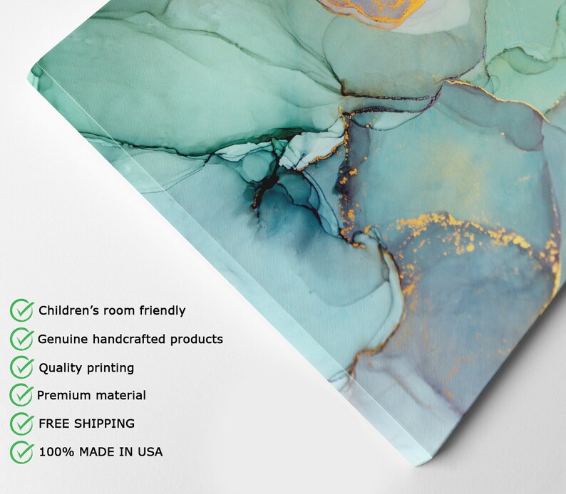 Large Marble Art Marble Canvas Print Beautiful Abstract Art Etsy