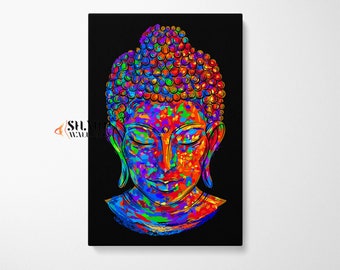 BUDDHA WALL ART Zen Wall Art, Spiritual Wall Art, Yoga Wall Art, Spiritual Decor, Buddhism Art, Meditation Decor, Spa Wall Art, Yoga Poster