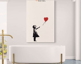 Banksy GIRL WITH RED BALLOON WCP バンクシー シルクスクリーン