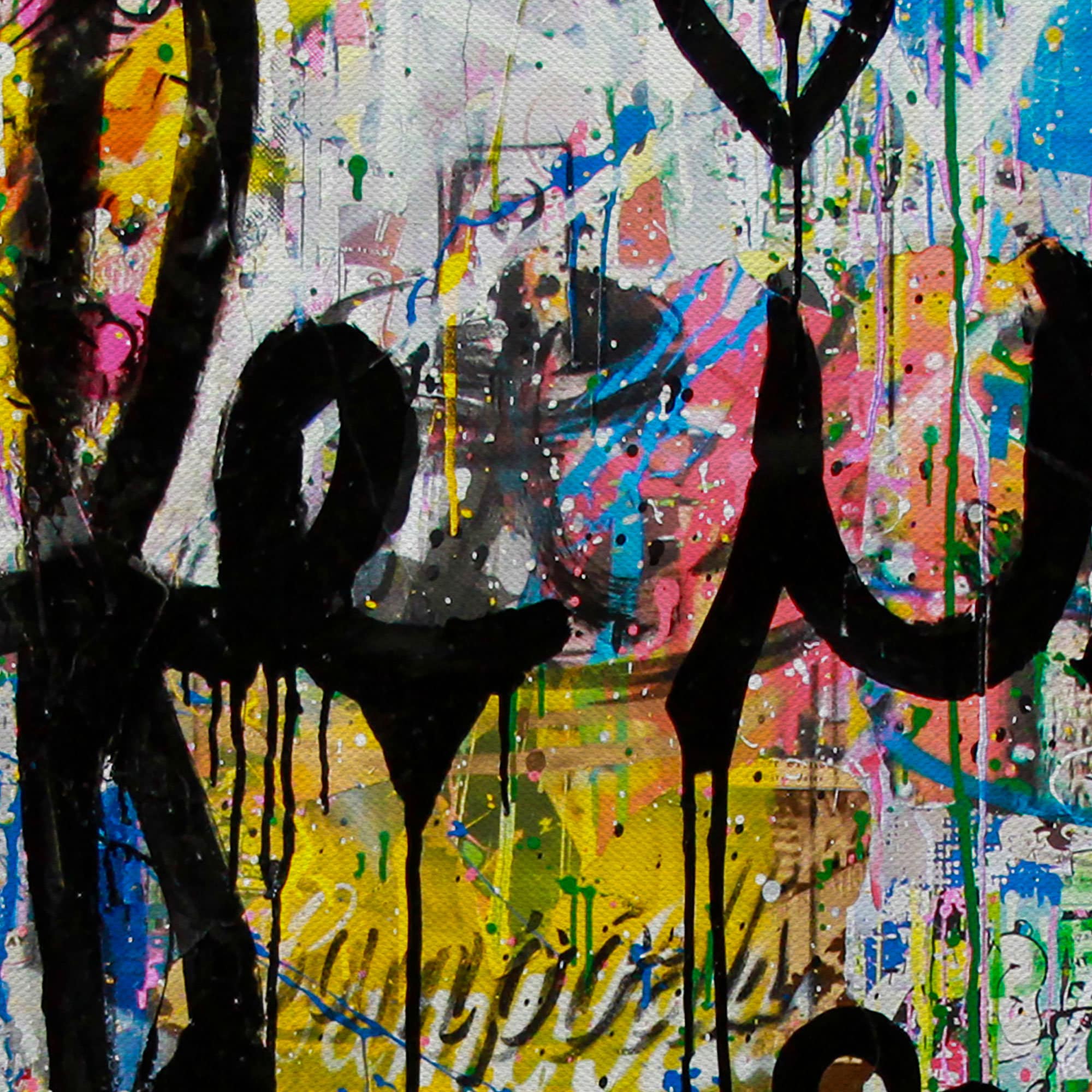 BANKSY LIFE Is BEAUTIFUL Wall Art Banksy Canvas Wall Art Banksy 