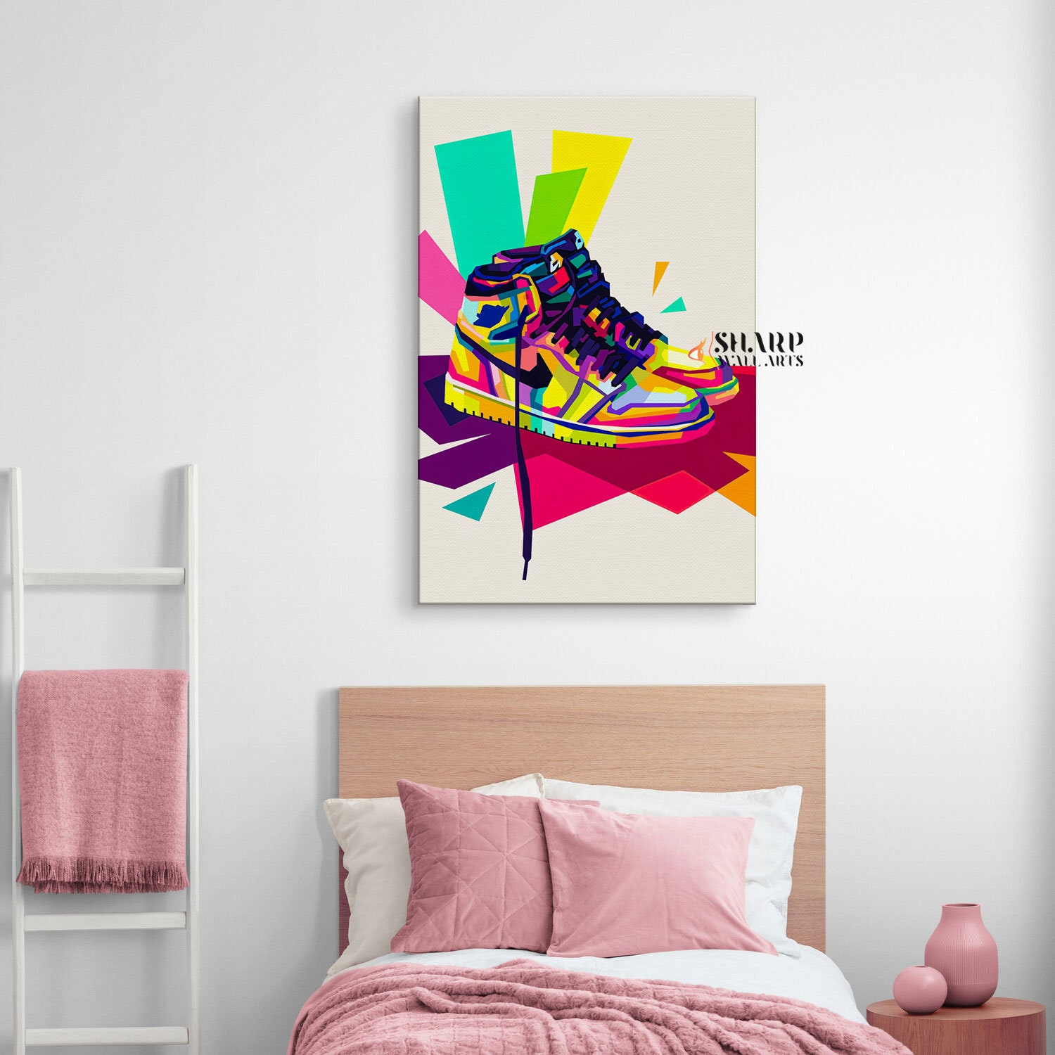 AIR JORDAN Wall ART Canvas Wall Art Print Sneakers Wall Art Etsy