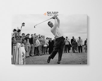 ARNOLD PALMER Golf Wall Art, Golf Wall Art, Golf Gifts for Men, Golf Canvas, Golf Artwork Gift, Arnold Palmer Print, Golf Club Wall Art