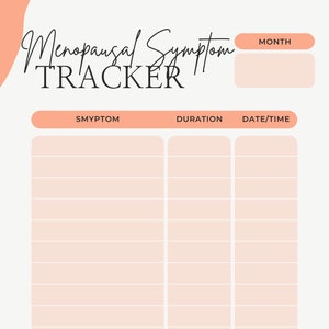 Menopausal Symptom Tracker