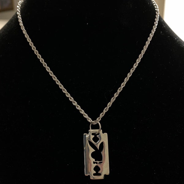 Playboy Razor pendant playboi carti necklace