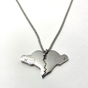 Kanye west inspired 808’s and heartbreak necklace donda 2 pendant Donda yeezy