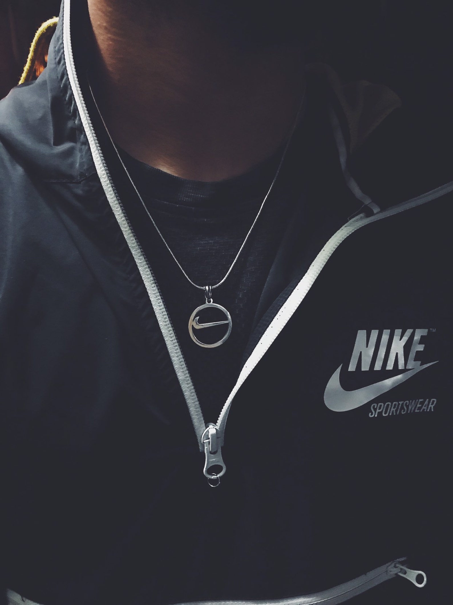 Nike necklace swoosh pendant Etsy
