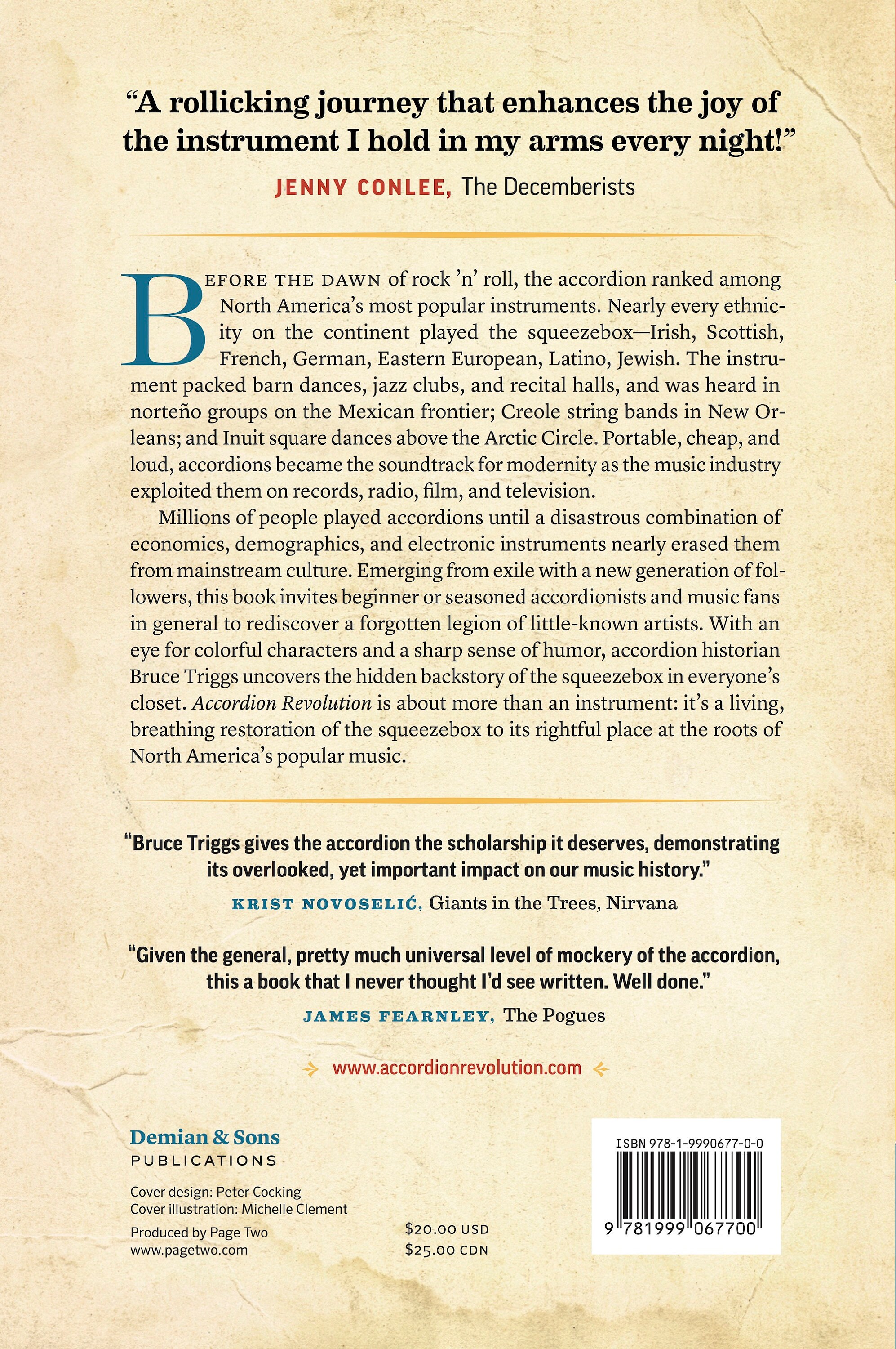 Accordion Revolution Book by Bruce Triggs signed and Personally