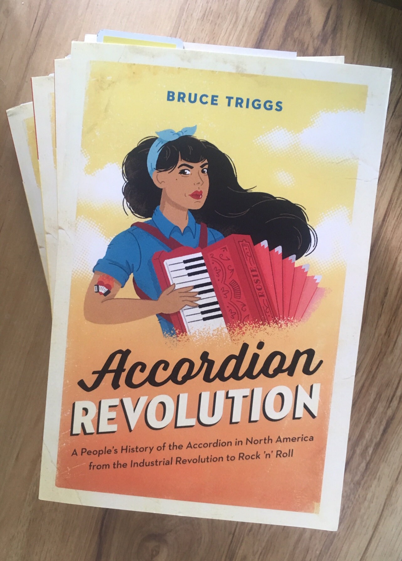 Accordion Revolution Book by Bruce Triggs signed and Personally