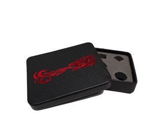 Dice Display and Storage Case - Red Dragon Design