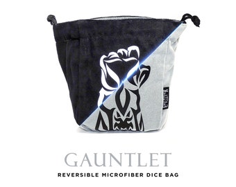 Gauntlet Reversible Microfiber Self-Standing Large Dice Bag