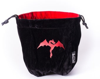 Wyvern Reversible Microfiber Self-Standing Large Dice Bag