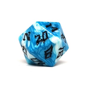 Cloud Giant D20 - Huge 48mm Plastic Dice - 20 Sided Dice
