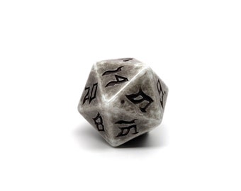 Stone Giant D20 - Huge 48mm Plastic Dice - 20 Sided Dice