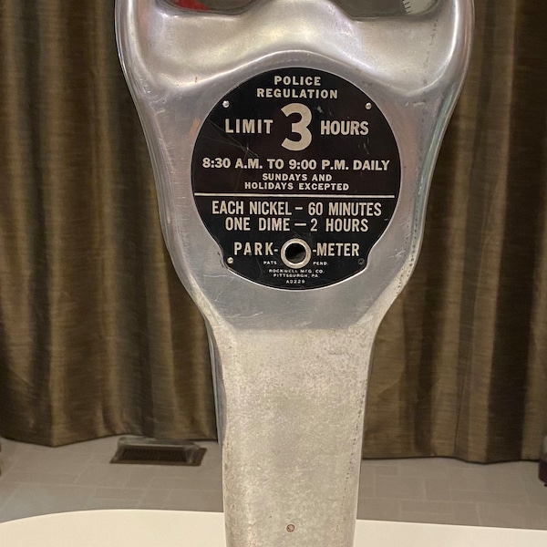 PRICE REDUCED- Classic Genuine Mid-Century Las Vegas Parking Meter