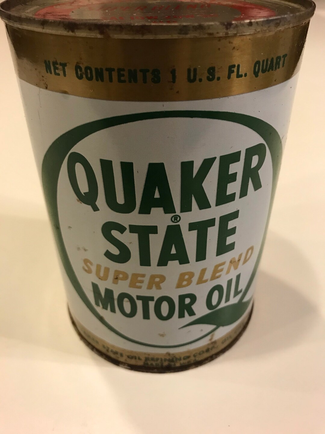Vintage Unopened Quaker State Oil Cans Etsy