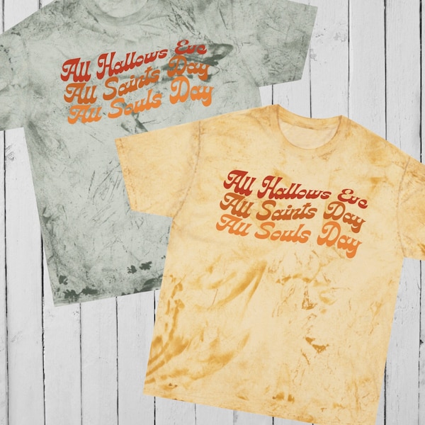 Allerheiligen, Allerheiligen, Allerseelen | Unisex Comfort Colors 1745 Color Blast T-Shirt | Katholisches Halloween | Katholisches Tshirt