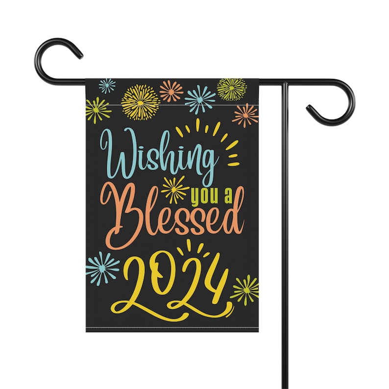 Wishing You A Blessed 2025 Happy New Year New Years Eve Decor Garden