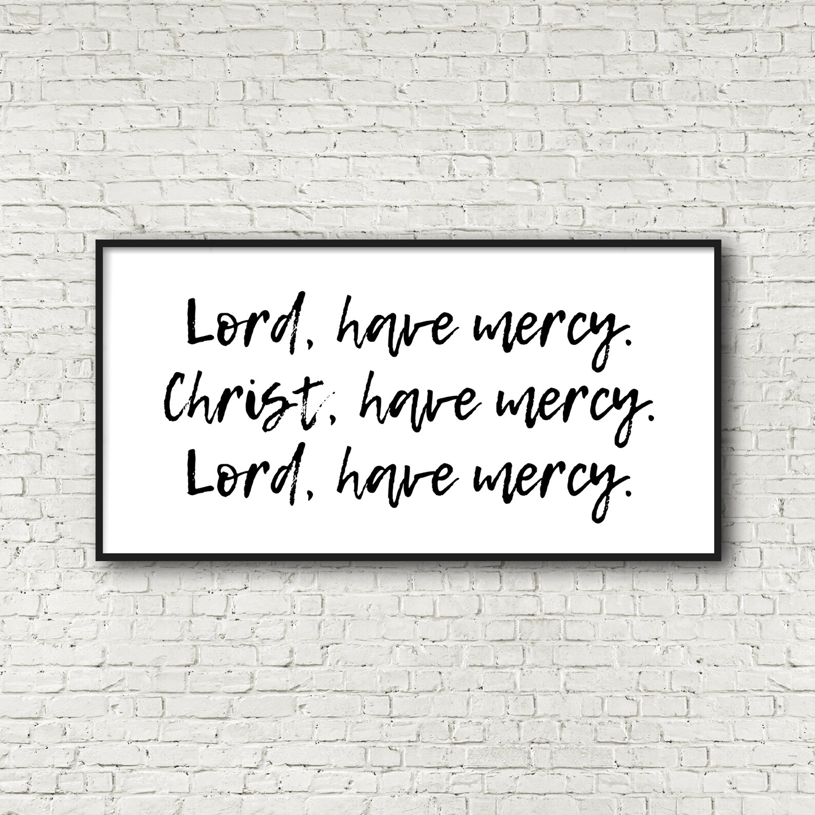 Lord Have Mercy Catholic Wall Art Digital Download A Etsy