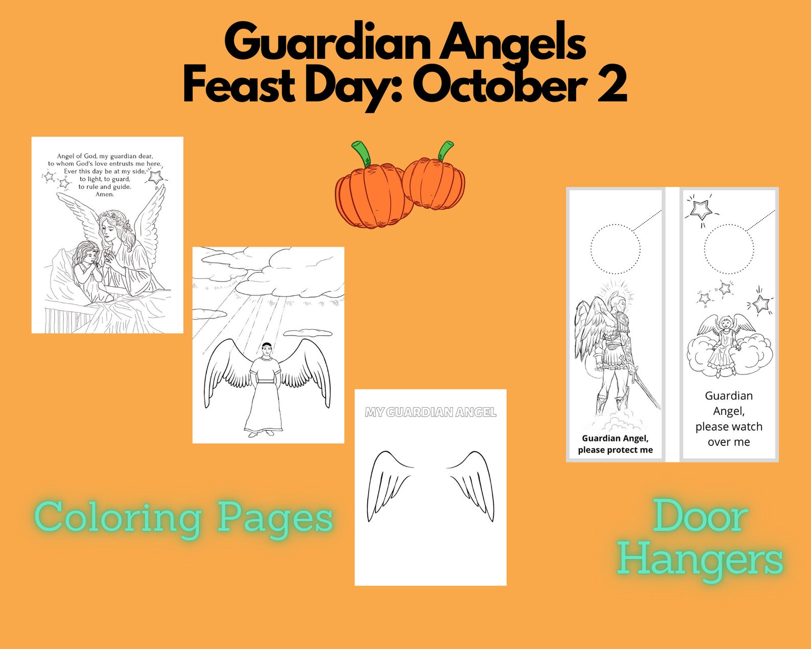 October Catholic Kids Printable Bundle Coloring Pages for Kids ...