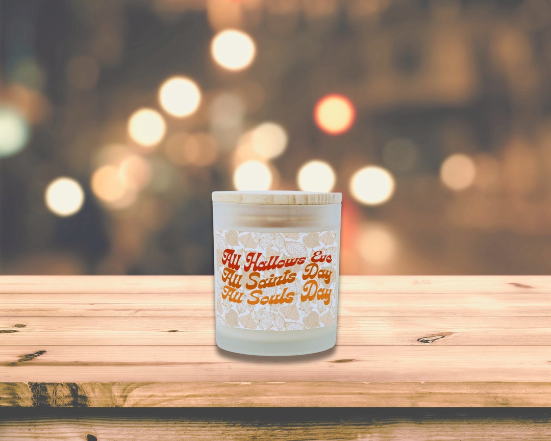 All Hallows Eve All Saints Day All Souls Day Candle Etsy