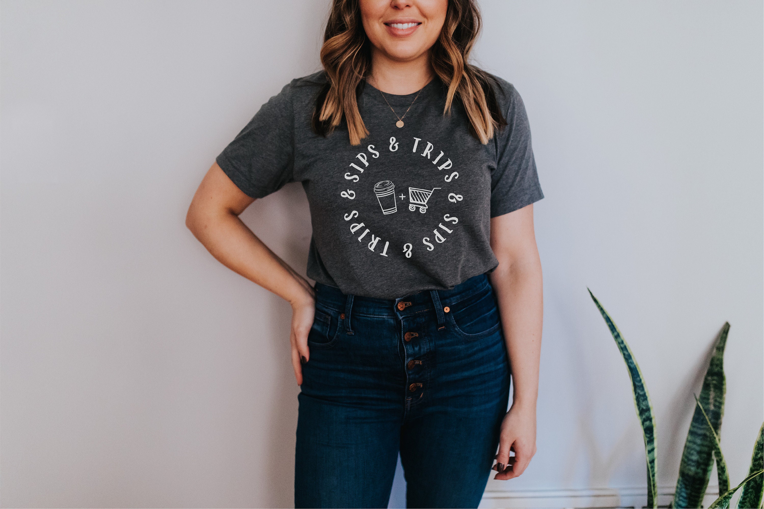 Sips and Trips Shirt Sips and Trips Tshirt Sweatshirt Tank Etsy UK