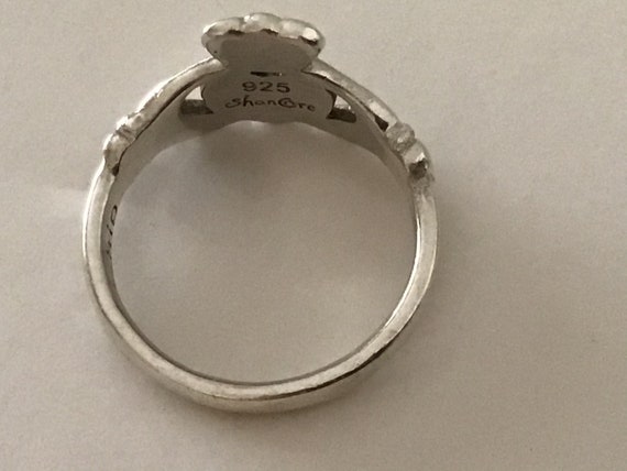 Vintage Shanore Sterling Silver Claddagh Ring Size 5 Etsy
