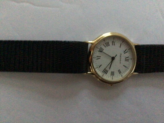 Tiffany & Co. Unisex Portfolio Gold Plated Watch - image 4