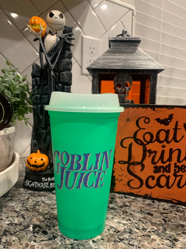 Starbucks new 16oz halloween hot cups with glow in the dark Etsy