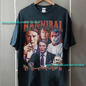 HANNIBAL LECTER Shirt, Vintage Hannibal Series, Horror shirt, Bryan Fuller shirt, Will Graham shirt, FBI shirt, Lecter Shirt Yyl258 image 3