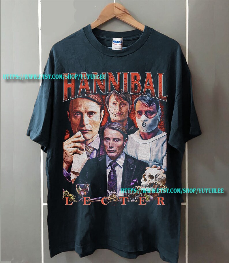 HANNIBAL LECTER Shirt, Vintage Hannibal Series, Horror shirt, Bryan Fuller shirt, Will Graham shirt, FBI shirt, Lecter Shirt Yyl258 image 3