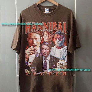 HANNIBAL LECTER Shirt, Vintage Hannibal Series, Horror shirt, Bryan Fuller shirt, Will Graham shirt, FBI shirt, Lecter Shirt Yyl258 image 1