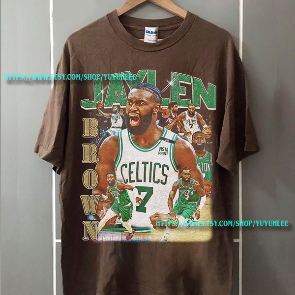 Jaylen Brown Shirt, Basketball shirt, Classic 90s Graphic Tee, Unisex, Vintage Bootleg, Gift, Retro YYL258