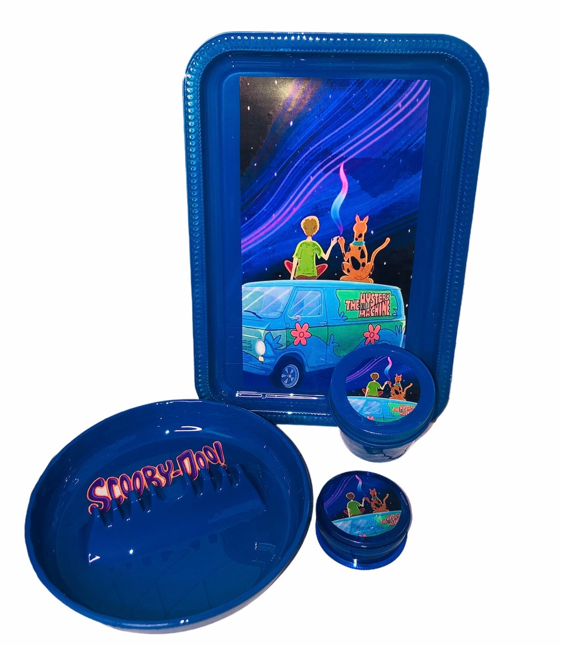 Scooby Doo Rolling Tray Set Etsy