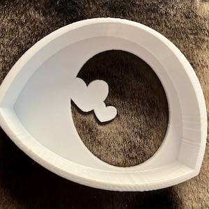 3D Printed Fursuit/Costume “Follow Me” Heart Eye Blanks
