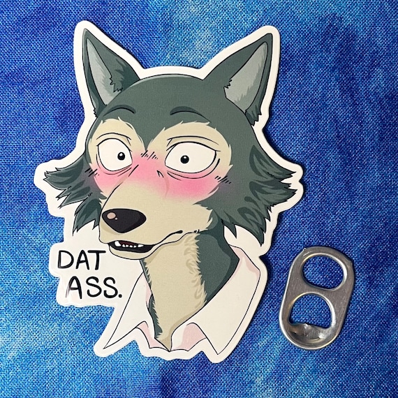 Legosi Beastars Dat Ass Vinyl Sticker